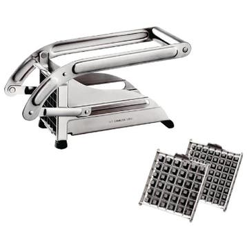 Frietsnijder | RVS | 2 Messen (9/12mm) | 260x90x125(h)mm, Zakelijke goederen, Verzenden, Nieuw in verpakking