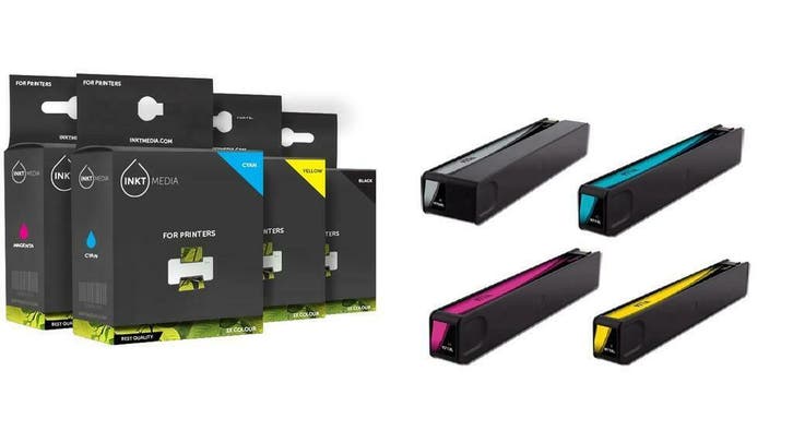 HP 970XL & hp 971XL serie complete set van 4 cartridges inkt, Computers en Software, Printers, Verzenden