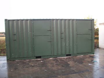 Paardenstal container van WCT, Stalling, 2 of 3 paarden of pony's