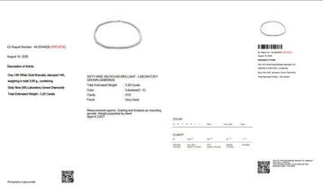 Sans prix de réserve - Bracelet de tennis - 14 carats Or