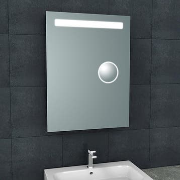 LED Spiegel 60x80cm | 18W Warm Wit | Anticondens & IP44, Maison & Meubles, Verzenden