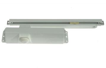 Deurdranger Dorma TS 90-Impulse met glijarm wit, Klink of Kruk