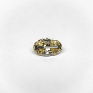 1 pcs Diamant (Natuurlijk gekleurd) - 1.00 ct - Ovaal -, Nieuw