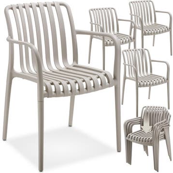 Tuinstoelen Alcudia, weerbestendig, stapelbaar, Tuin en Terras, Verzenden, Nieuw