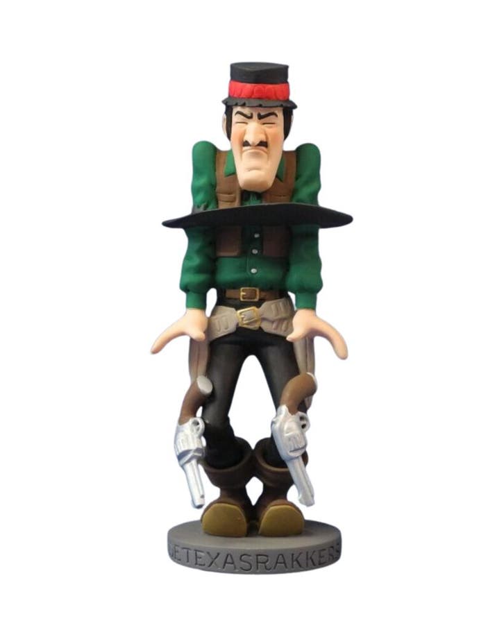 Suske en Wiske Beeldje Texasrakkers Slungel Slinger 17 cm, Verzamelen, Stripfiguren, Nieuw, Ophalen of Verzenden