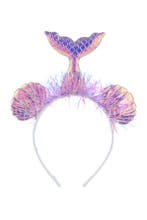 Haarband Zeemeermin Roze Diadeem Schelpen Iridescent Glitter, Ophalen of Verzenden, Nieuw