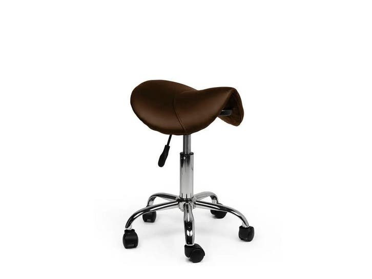 Zadelkruk Bruin - Lage uitvoering, Huis en Inrichting, Krukjes, Nieuw, In hoogte verstelbaar
