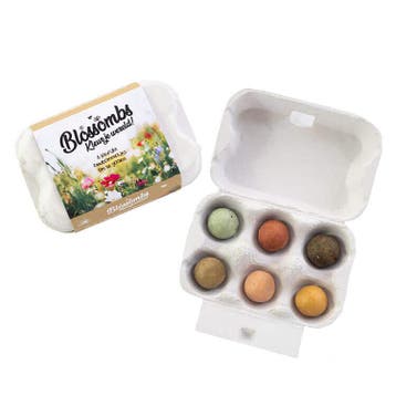 Blossombs Eierdoosje met 6 Blossombs, Verzamelen, Postkaarten | Themakaarten, Ophalen of Verzenden, Gelopen