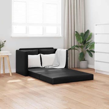vidaXL Slaapbank vloermodel 2-in-1 112x174x55 cm kunstleer, Verzenden