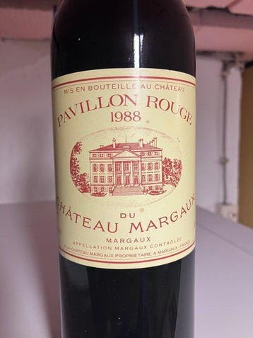 1988 Pavillon Rouge du Château Margaux, 2nd wine Ch. Margaux