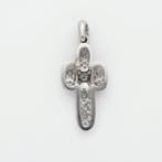 Pendentif en forme de croix - 18 carats Or blanc Diamant, Bijoux, Sacs & Beauté