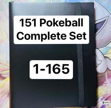 Pokémon - Complete PokeBall Holo 151 - 165 Card - MASTER SET