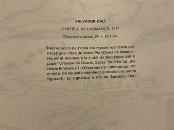 Salvador Dali (1904-1989) - litografías Del libro Obras de