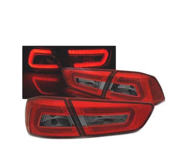 Feux Arrière Pour Mitsubishi Lancer 8 Berline 08-11 Led Bar, Verzenden