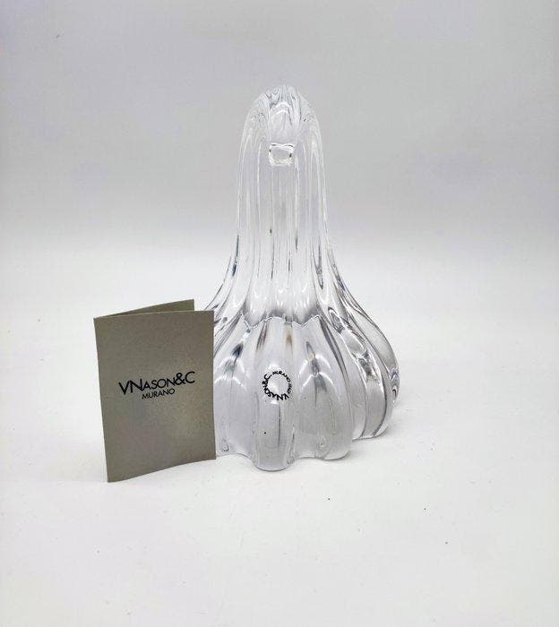 V.Nason&C. Murano - Presse-papier (2) - Onda marina + ovetto, Antiek en Kunst, Curiosa en Brocante