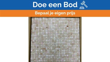Bieden: Mosaico Bisazza Aida Mix 10x10 Glass Mosaic Tiles f, Ophalen of Verzenden