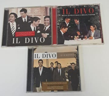 Il Divo CD Bundel - Il Divo, Christmas Collection & Siempre, Cd's en Dvd's, Cd's | Pop, Verzenden, Nieuw in verpakking