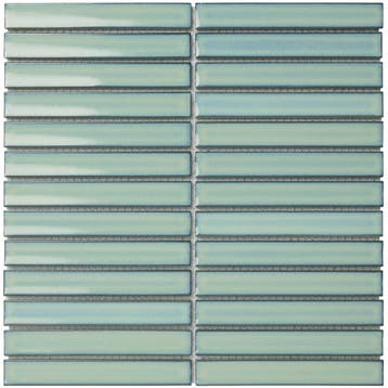 Wand Mozaïek Tegels Kitkat Factory Keramiek Turquoise - M.., Nieuw, Ophalen of Verzenden, 20 tot 40 cm, 10 m² of meer