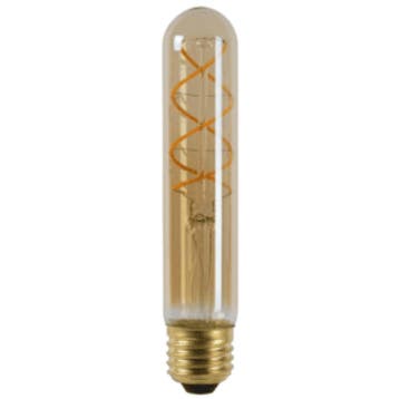 LED FILAMENT E27 TUBE 185mm DIMBAAR AMBER 4W, Maison & Meubles, Lampes | Lampes en vrac, Verzenden