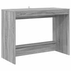 vidaXL Bed Bureau Grijs Sonoma Bewerkt hout 100 x 45 x 75 cm, Verzenden, Nieuw