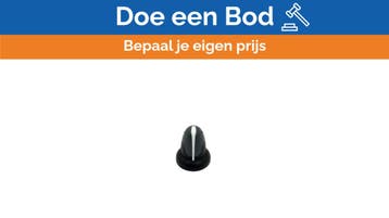 Bieden: Radio Zeeland SIGMA Rotary Control Knob - GREY-BLK-, Ophalen of Verzenden