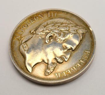 France. Napoléon III. silver medal Napoleon III Empereur