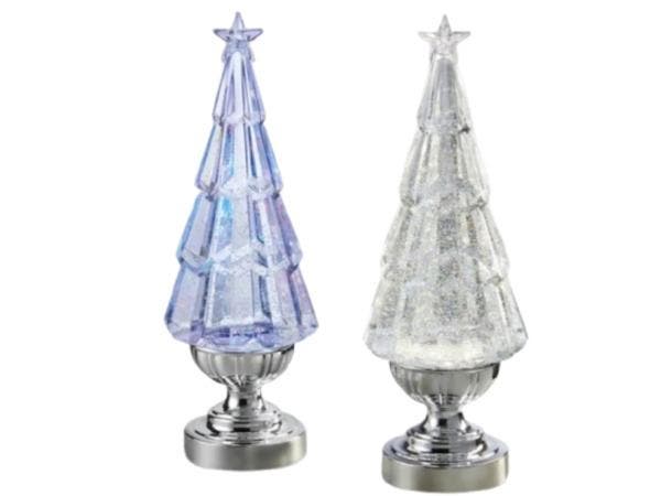 Veiling - LED decoratie set glitter kerstboom 2-delig, Divers, Noël