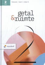 2 vwo deel 2 / Getal & Ruimte / leerboek 9789001078799, Verzenden, Gelezen