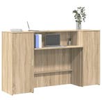 vidaXL Receptiebalie 180x50x103,5 cm bewerkt hout sonoma, Verzenden, Nieuw