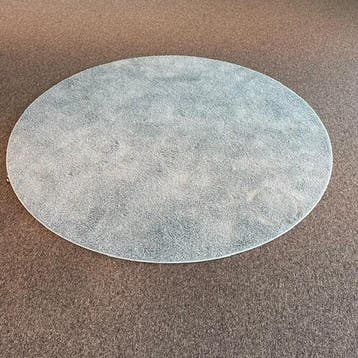 RUGX rond tapijt / vloerkleed 250 cm, licht grijs, Bureau