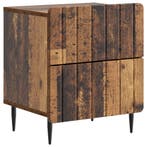 vidaXL Nachtkastje met lade Oud hout 43 x 34,5 x 49,5 cm, Verzenden, Nieuw