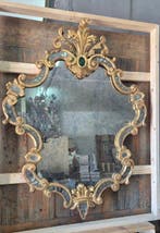 Wandspiegel - Verguld hout