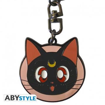 Sailor Moon Luna Metalen Sleutelhanger, Ophalen of Verzenden