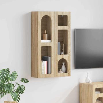 vidaXL Hangkast ELST Sonoma Eiken 59 x 20 x 100 cm Bewerkt, Verzenden