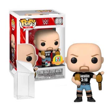 Funko Pop! WWE: Stone Cold Steve Austin #89 7 eleven, Verzenden