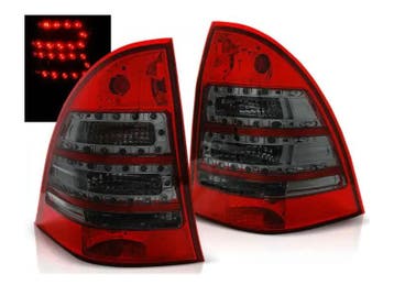LED achterlichten Red Smoke geschikt voor Mercedes C-klasse, Verzenden