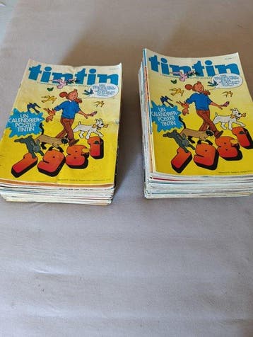 Tintin (magazine) - 168 Tijdschriften - Eerste druk -, Nieuw