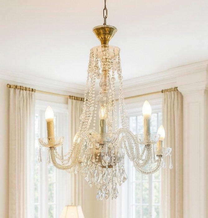 Plafondlamp - Ocho Brazos - Kristal - Luxe Venetiaanse, Huis en Inrichting, Overige Huis en Inrichting