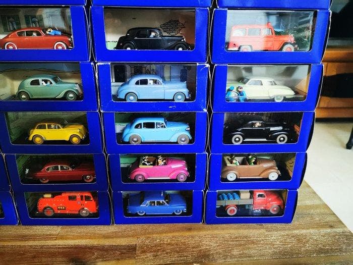 Atlas - Tintin - En voiture TINTIN -Ensemble de 49 voitures, Livres, BD | Comics