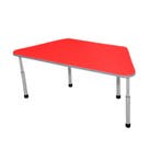 Kleutertafel | Verstelbaar | Trapezium | Rood | Voor, Verzenden, Nieuw in verpakking