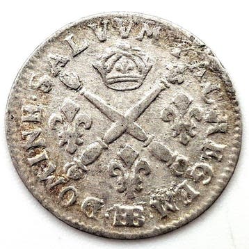 Frankrijk. Louis XIV (1643-1715). 5 Sols 1704-BB, Strasbourg