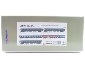 L.S. Models H0 - 97 032 - Ensemble de wagons de passagers, Hobby en Vrije tijd, Nieuw