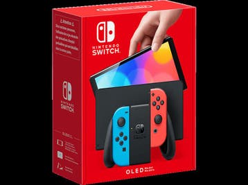 Nintendo Switch OLED Rood/Blauw in Doos (Nette Staat), Consoles de jeu & Jeux vidéo, Consoles de jeu | Nintendo Switch, Ophalen of Verzenden