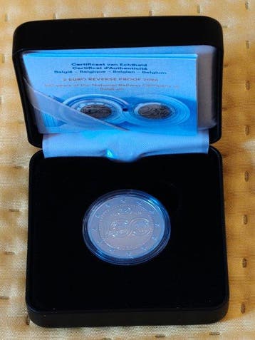 Belgique. 2 Euro 2026 SNCB Reverse Proof (Sans prix de