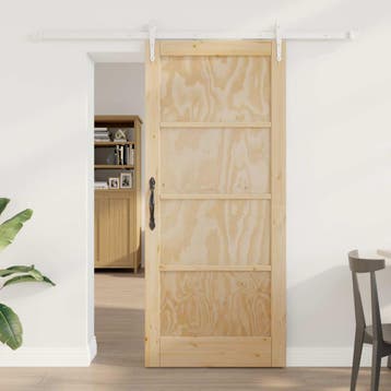 vidaXL Schuifdeur ORKDAL 86 x 198,5 cm Massief grenenhout, Verzenden