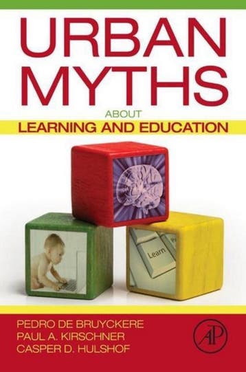 Urban Myths About Learning & Education 9780128015377, Verzenden, Pedro de Bruyckere