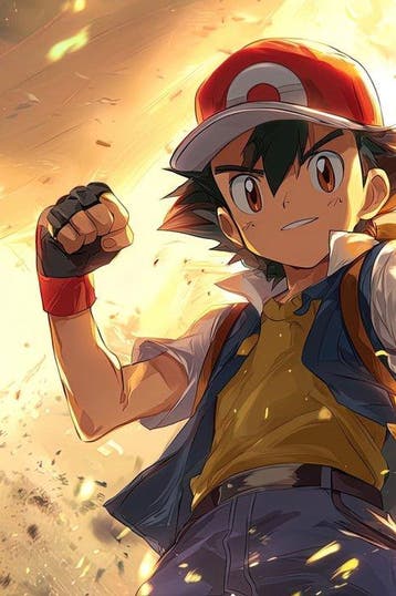 Canvas Fit - Alberto Ricardo - Ash y Pikachu – “Compañeros, Nieuw