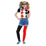 Harley Quinn Kostuum Kind Deluxe, Verzenden, Nieuw