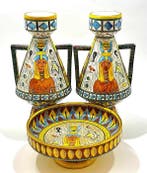 Trittico in Ceramica Kerima Gualdo Tadino – Italia Anni, Antiek en Kunst