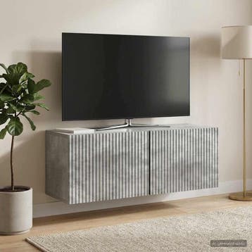 vidaXL Wandmontage TV-kast Betongrijs 78,5 x 31 x 30 cm, Verzenden, Nieuw